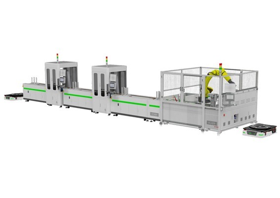 固体燃料电池装堆线 